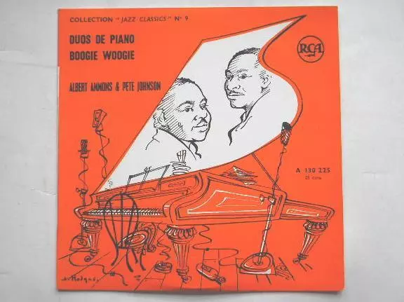 Albert Ammons & Pete Johnson Duos De Pianos Boogie Woogie 10"LP RCA A130225 NM/N