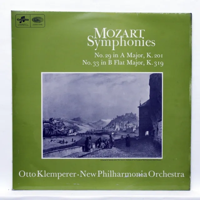 SAX 5256 - OTTO KLEMPERER - MOZART symphonies nos.29 & 33 - COLUMBIA LP EX++