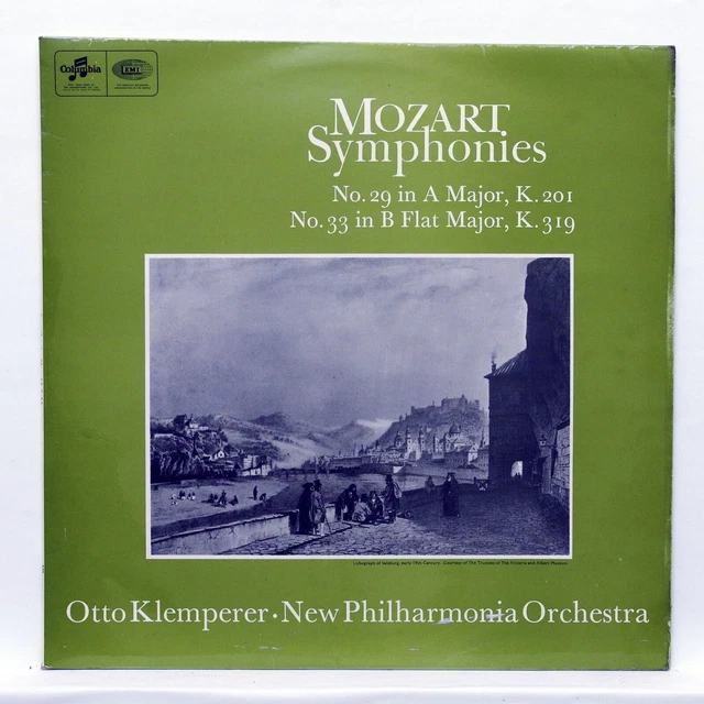 SAX 5256 - OTTO KLEMPERER - MOZART symphonies nos.29 & 33 - COLUMBIA LP EX++