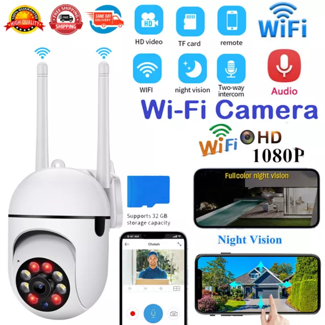 Sistema di telecamere 1080P HD IP wireless WifiSecurity visione notturna cam outdoor home