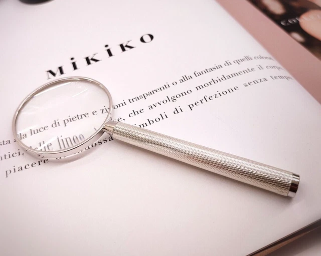 LENTE D'INGRANDIMENTO, preziosa idea regalo in Argento 925