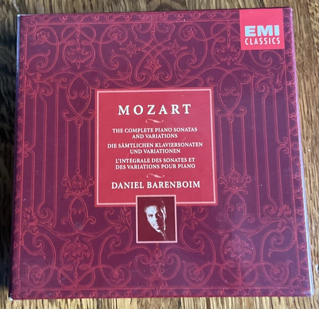 MOZART: COMPLETE PIANO Sonatas and Variations: Daniel Barenboim: EMI ...