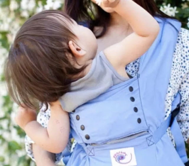 Ergo Baby/Toddler Carrier Robin Blue 15-40 Lbs Clean