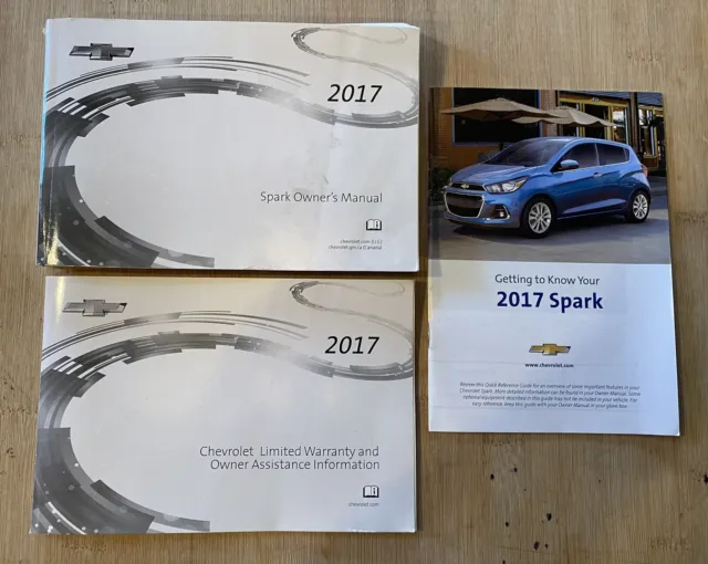 2017 Chevrolet Spark Owners Manual Set