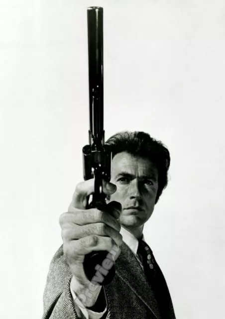 CLINT EASTWOOD DIRTY HARRY Big Gun Print Poster Wall DECOR Art GIFT Picture A4 +