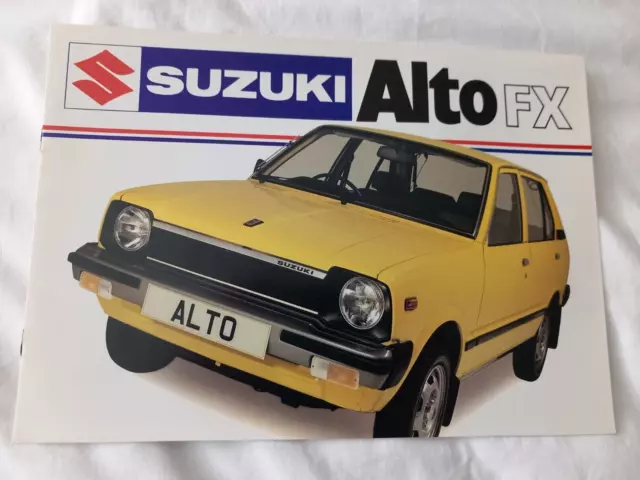 1981 Suzuki Alto Fx Uk Market Sales Catalogue Mint