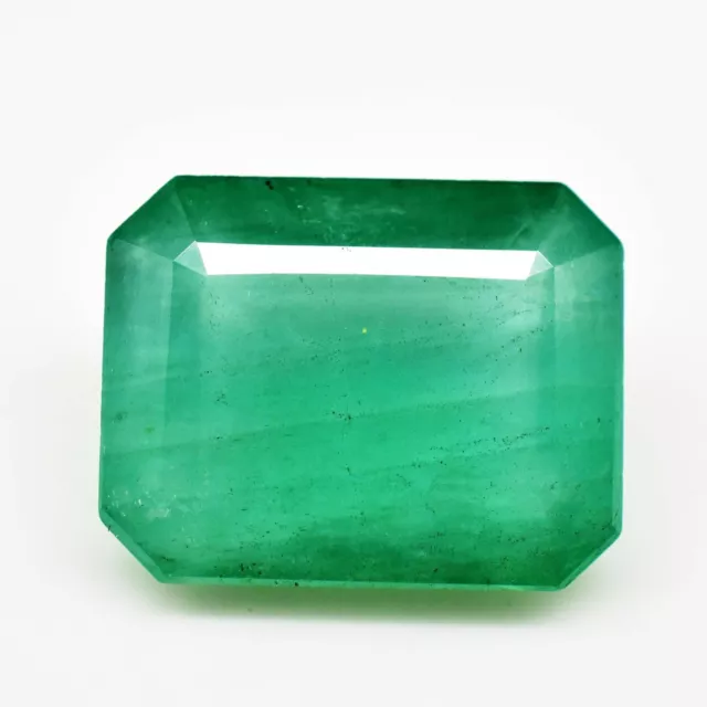 4.90 Cts Natural Emerald Radiant Cut GTL Certified AAA+ Zambian Green Gemstone