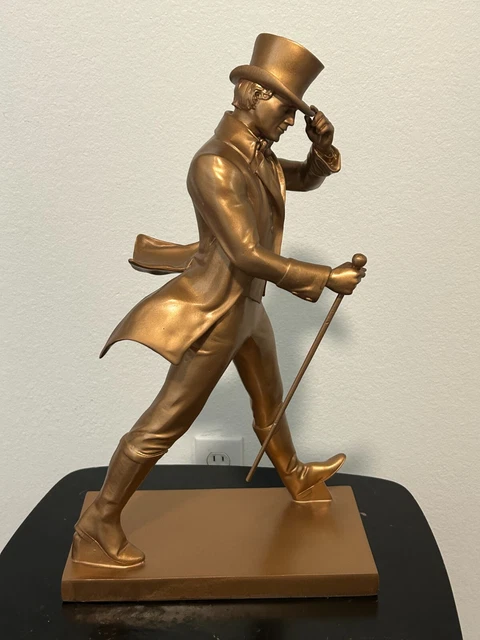 Johnnie Walker Golden Statue Man Cave Decor New In Box