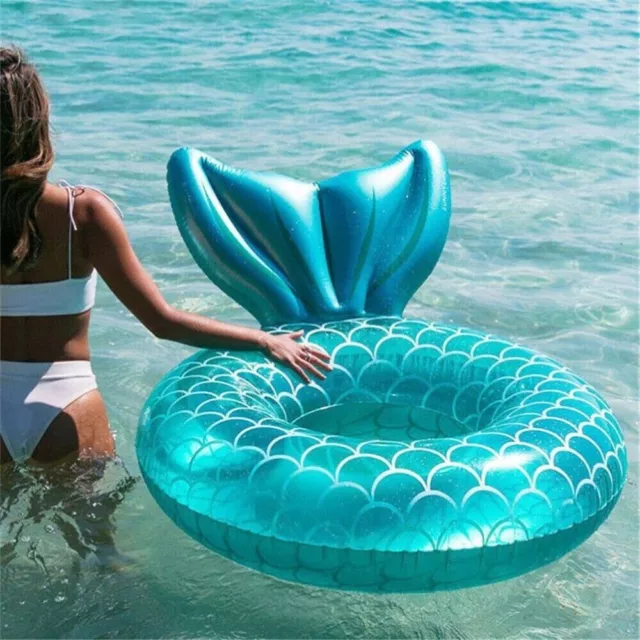 Kids Adult Inflatable Swimming Ring Swim Summer Pool Beach Float Water Support