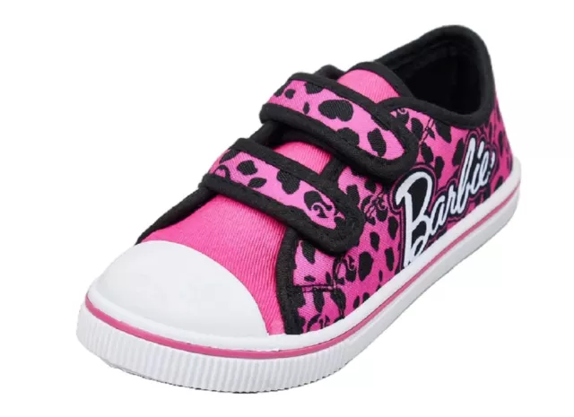 Barbie Girls Trainers Official Character Casual Pumps Shoes Uk Size 10-2
