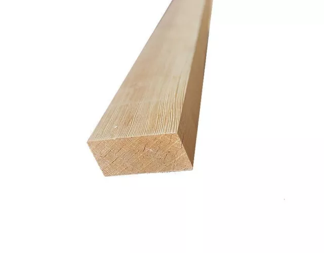 terrasso Rhombus Leisten (€ 3,49/m) 28 x 65 mm sib. Lärche scharfkantig Fassade