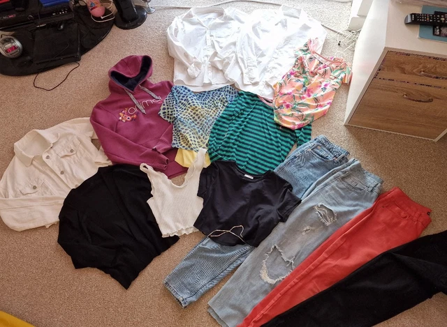 Girls Job Lot Wholesale Clothes Jack Wills,Shein,Bershka,Animal Age 13-14 Years!