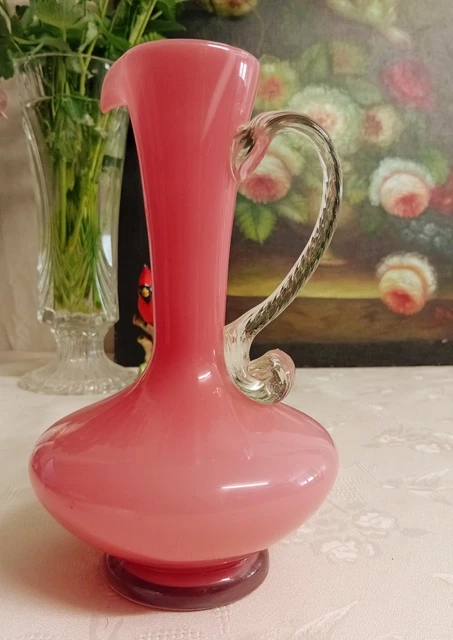 Vase soliflore en verre soufflé, serpent, Murano