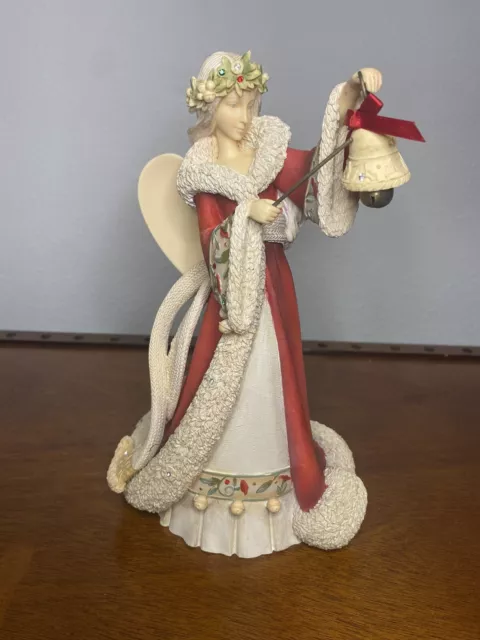 The Heart of Christmas Angel "Ring in The Cheer, Christmas is Here" Enesco Figur