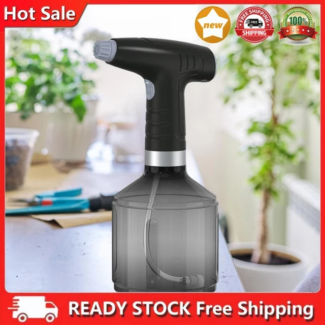 900 Ml Automatischer Bewässerungsnebler 1200 MAh Akku Für Rasen (Grau Schwarz)