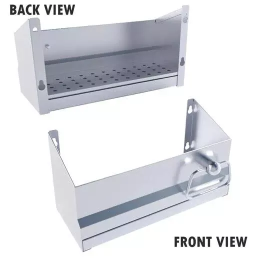 Sunstone Cocktail Tender Bar Caddy - BC-BC14  Speed Rail 14”W x 7”H x 5-1/2”D