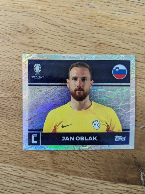 EM 2024 / Euro 2024, Collectible Sticker Svn 2 / Slovenia / Jan Oblak £ ...