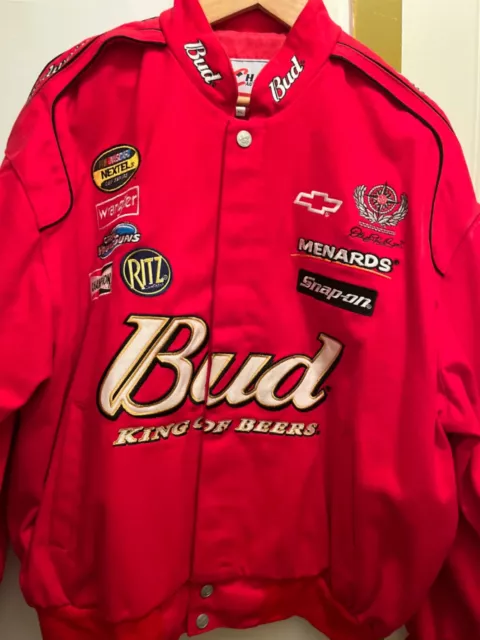 DALE EARNHARDT JR Chase Authentics NASCAR Bud Budweiser Racing Jacket ...