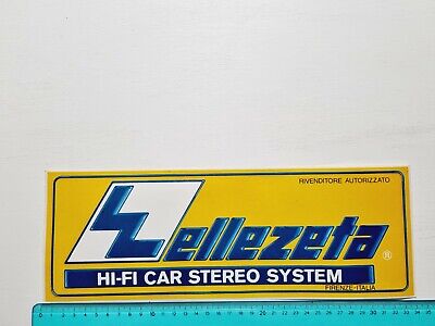 Autocollant Grundig Car Stéréo Timbre Vintage 80s Original 