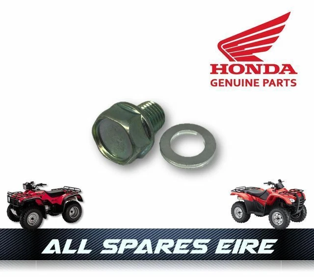OEM HONDA QUAD Atv Oil Sump Drain Plug Bolt Trx 250 300 350 400 420 500 Fourtrax £7.95 PicClick UK