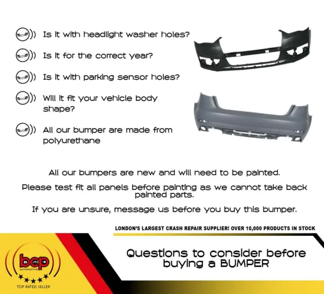 Vw Transporter T5.1 2010 - 2015 Front Bumper Primed New Certified 7E5807217Dgru 3