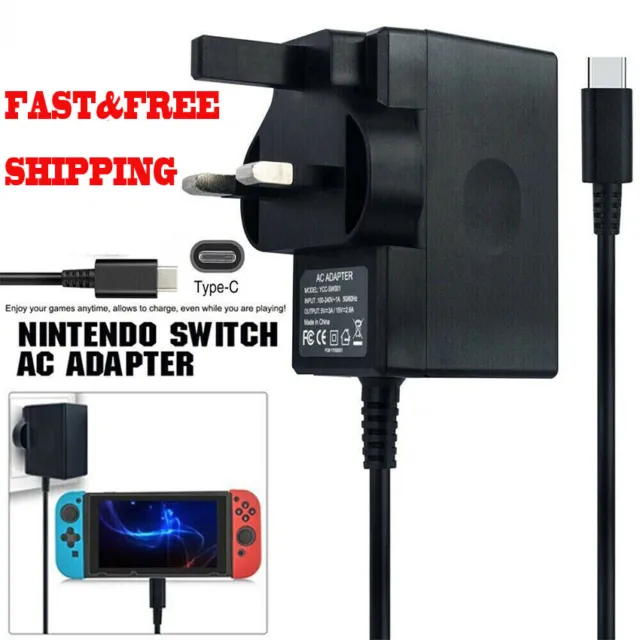 Charger For Nintendo Switch/Lite Pro Adapter USB Type C Power Supply Controller