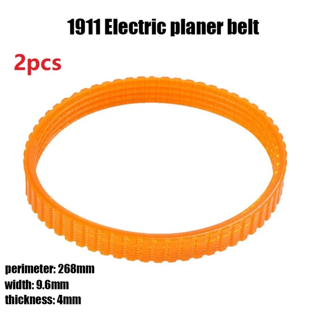2 * Cinturones cepilladores de correa de transmisión 1911B 268mm accionamiento cepillo eléctrico naranja piezas de repuesto