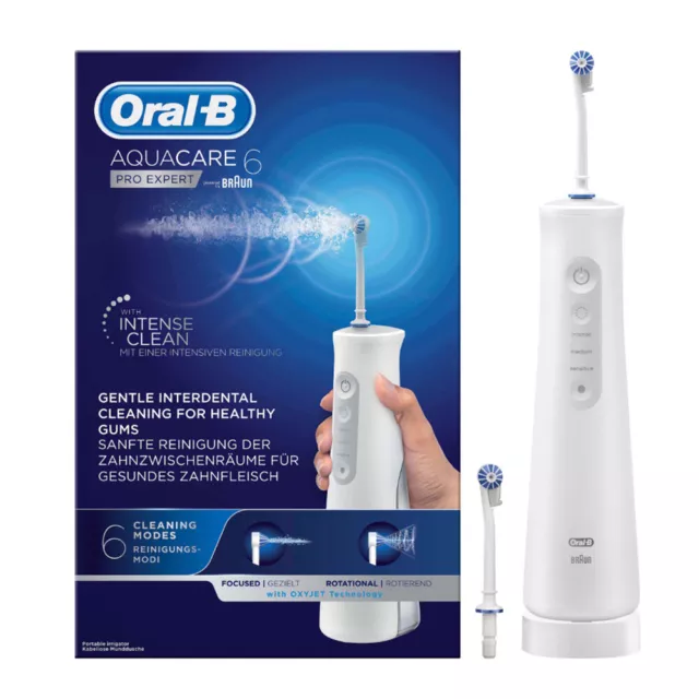BRAUN Oral-B Aqua Care 6 Pro-Expert Oxyjet Kabellose Munddusche AquaCare 6