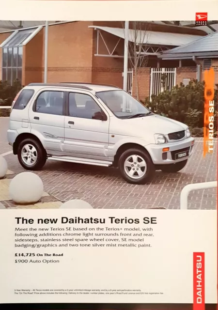 Daihatsu Terios SE Brochure c. 1999