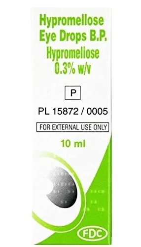 Hypromellose 0,3% Augentropfen ""Künstliche Tränen"" für trockene Augen - 10ml
