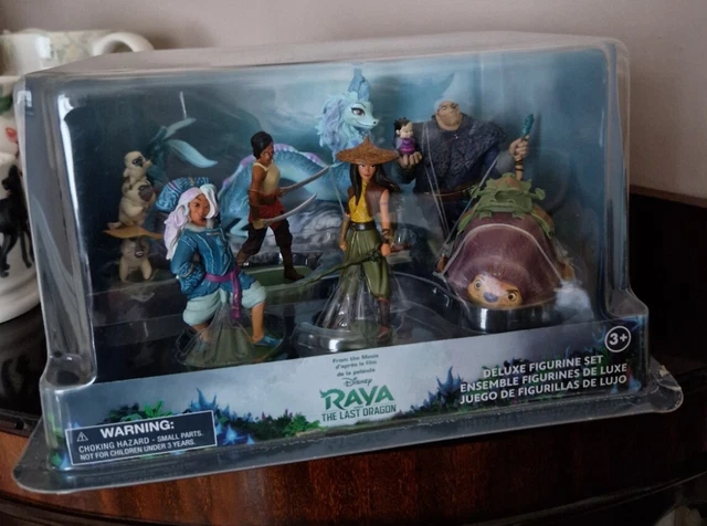 DISNEY STORE RAYA & The Last Dragon Figurine Set £10.00 - PicClick UK
