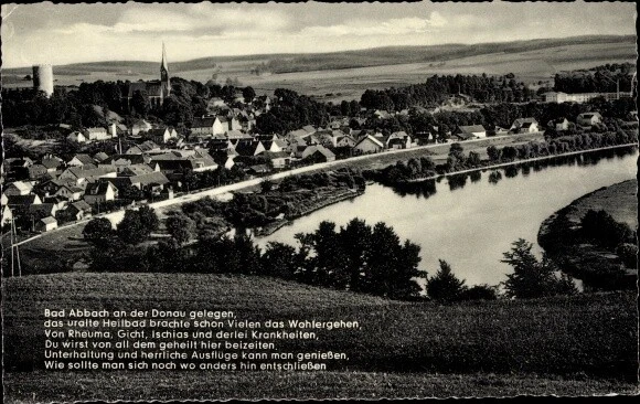 Ak Bad Abbach an der Donau Niederbayern, Ortsansicht - 3759802