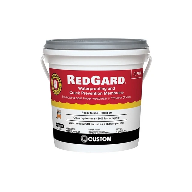 Custom Building Products RedGard Ready to Use Pink Waterproofing and Crack Preve