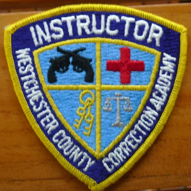 INSTRUCTOR WESTCHESTER COUNTY CORRECTIONAL ACADEMY   patch.