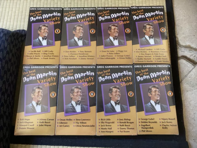 The best of dean martin variety show VHS Volumes 1-8 plus Special Edition