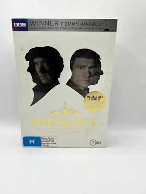 Sherlock | The Complete Series 1 2 3 | Special Edition | Region 4 7 Disc Set DVD