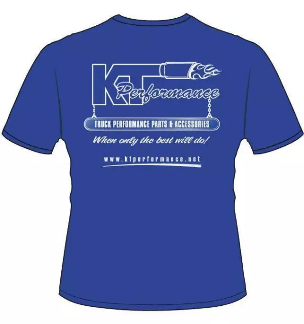 KT Performance T-Shirt, Blue (Small)