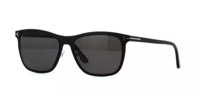 TOM FORD ALASDHAIR FT0526 526 02A Matte Black Sunglasses Sonnenbrille Grey Lens 189.00 PicClick UK