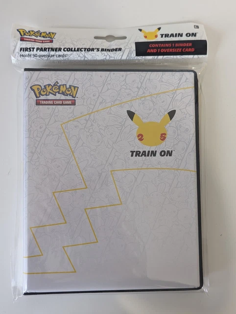 25th anniversary pokemon cards binder TCG: First Partner Collector's Binder For Pokemon Cards Ultra