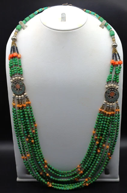 Collier En Argent 925 Avec Pendentif Corail, Onyx Et Camée Papillon - Longueur 46 Cm - Bijou Neuf Et élégant