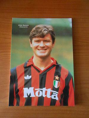 cm 17x24 MILAN 1992-93 cartolina ALDO SERENA 