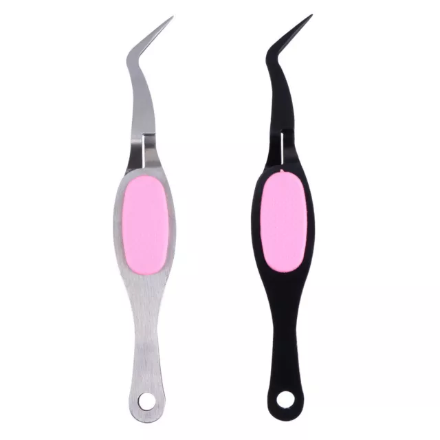 2 Pcs Nail Positioning Clip Stainless Steel Electronic Tweezers