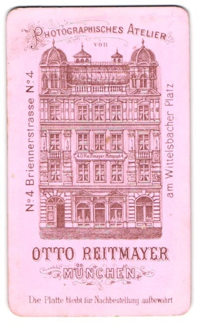 Fotografie Otto Reitmayer, München, Ansicht München, Briennerstr. 4, Frontfasad