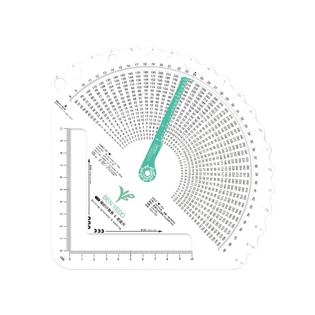 Weaving Ruler KNITTING GAUGE CONVERTER Knit Counter Weaving Ruler Density Ruler ...