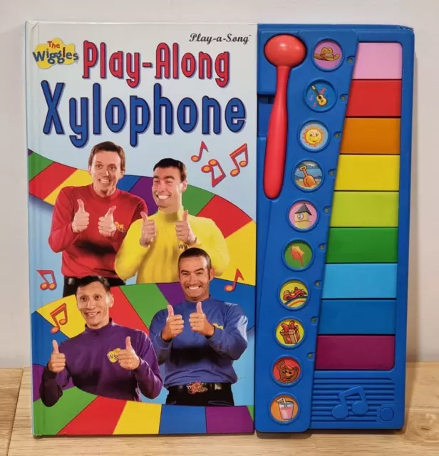 The Wiggles Play-Along Xylophone Board Book 2006 Sing-A-Long Musical Book