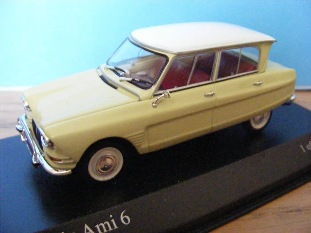 Miniature Minichamps 1/43 Citroën Ami 6 Verte - Édition Limitée (1/3552)