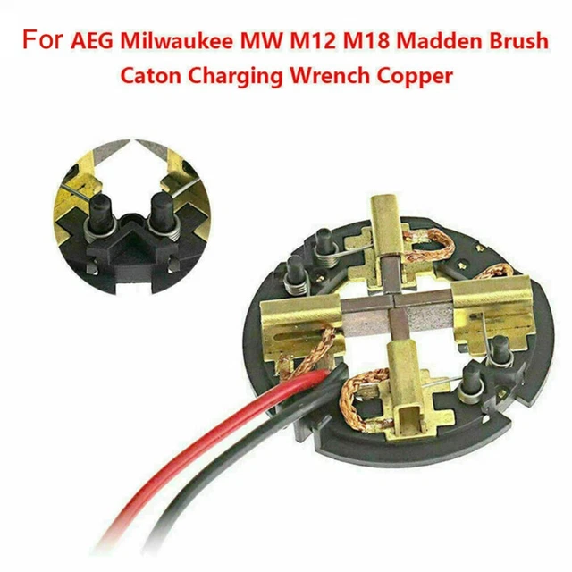 Set di spazzole in carbonio ad alte prestazioni per trapano Milwaukee 260220 265020 C18ID