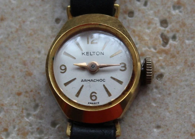 Montre Bracelet Femme Mécanique Ancienne Cupillard Rieme - Argenté, Occasion Bon état