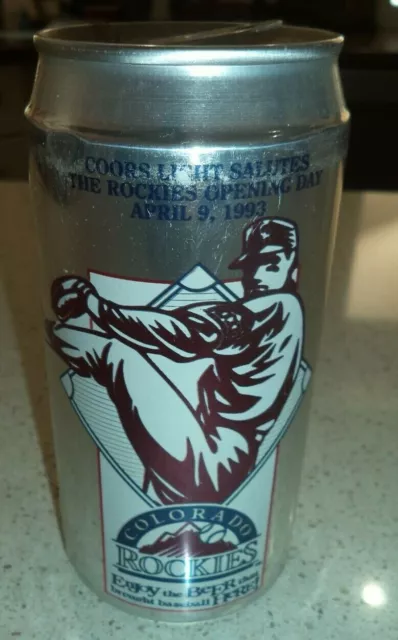 1993 Colorado Rockies Opening Day Coors Light 16 oz. Can