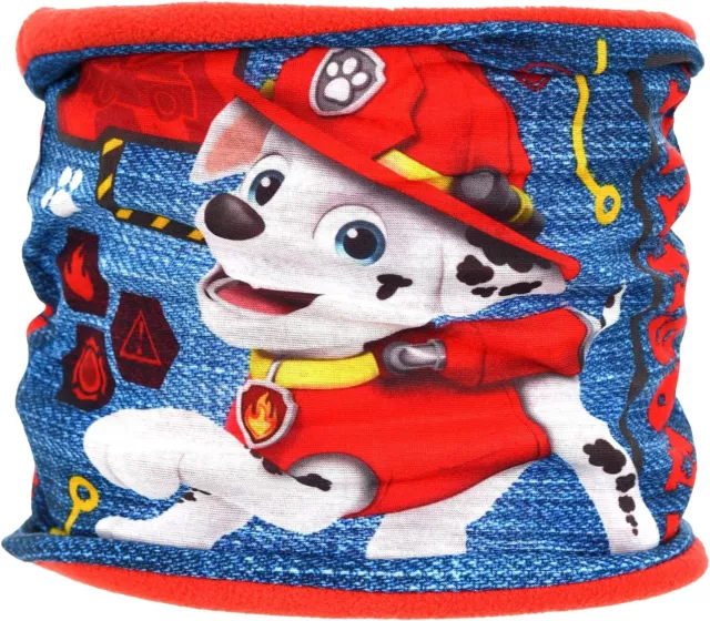 Paw Patrol Schlauchschal Snood Kinder Jungen Schal Halstuch rot blau Mütze neu!